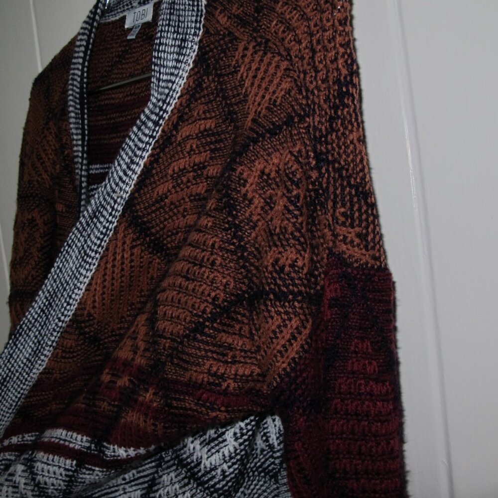 Tobi | Grandpa Texture Patterned Open Front Light… - image 6